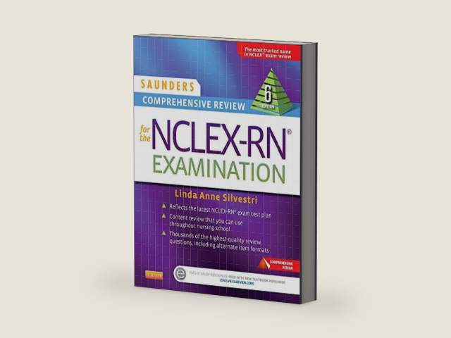 Saunders Comprehensive Review for the NCLEX-RN Examination by Linda Anne Silvestri PhD RN ANEF FAAN | barcode:1455727555 | source:'1455727555-right-three-quarter.jpg
