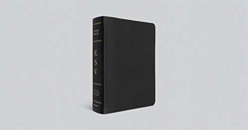 ESV Study Bible, Large Print (Black, Indexed) by ESV Bibles