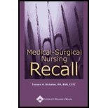 Medical-Surgical Nursing Recall (Recall Series) by Tamara H. Bickston