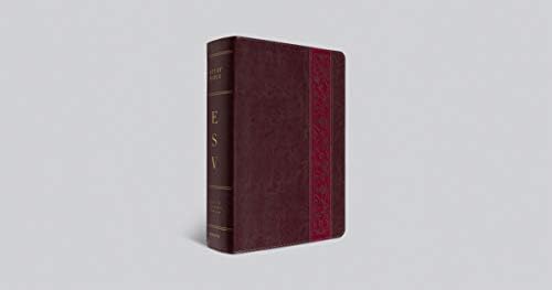 ESV Study Bible, Large Print (TruTone, Mahogany, Trellis Design, Indexed) by ESV Bibles