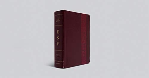 ESV Study Bible, Large Print (TruTone, Mahogany, Trellis Design) by ESV Bibles