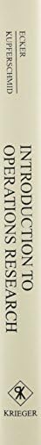 Introduction to Operations Research by Joseph G. Ecker