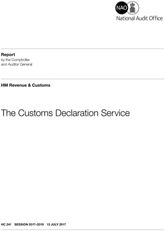 The Customs Declaration Service by National Audit Office