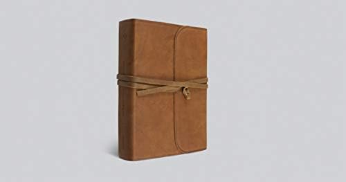 ESV Single Column Journaling Bible, Large Print (Brown, Flap with Strap) by ESV Bibles