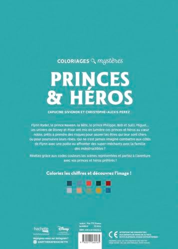 Coloriages mystères Disney - Princes et Héros by Capucine SIVIGNON