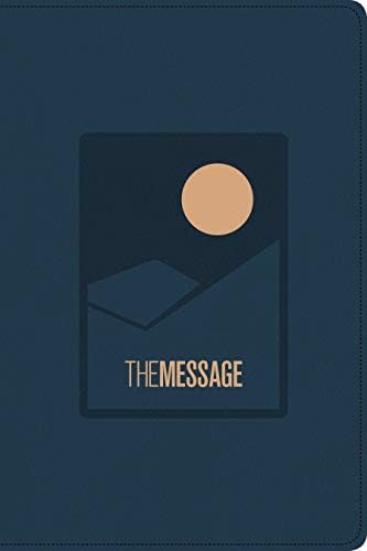 The Message Deluxe Gift Bible, Large Print (Leather-Look, Midnight Journey): The Bible in Contemporary Language by Eugene H. Peterson