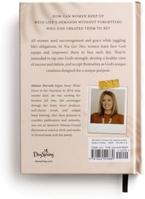 You Got This: 90 Devotions to Equip and Empower Hardworking Women (A 90-Day Devotional) – The Perfect Gift for Christian Women by Melissa Horvath