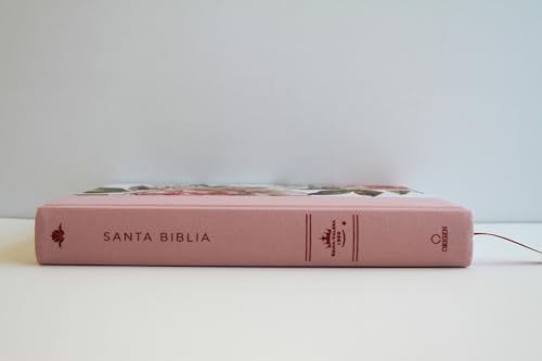 Biblia Reina Valera 1960 letra grande. Tela rosada con flores, manual con índice / Spanish Bible RVR 1960, Large Print, Pink Floral Cloth with Index (Spanish Edition) by Reina Valera Revisada 1960