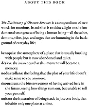 The Dictionary of Obscure Sorrows by John Koenig