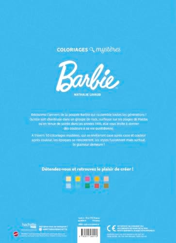 Coloriages mystères - Barbie by Nathalie Lavaud
