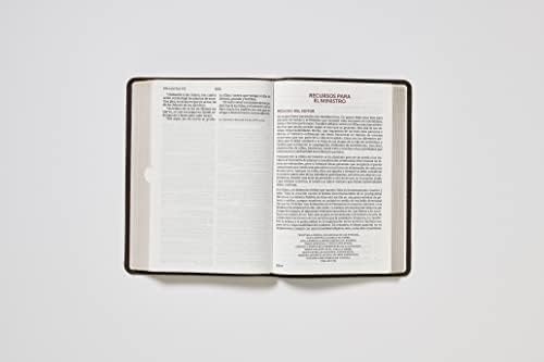 RVR60, Biblia del Ministro, Letra gigante, Leathersoft, Café, Palabras de Jesús en Rojo, Comfort Print (Spanish Edition) by Vida