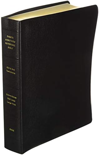 Dake Annotated Reference Bible-KJV-Large Print by Finis Jennings Dake