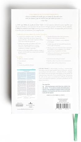 RVR 1960 Biblia de estudio de César Vidal, tapa dura (SPA RVR 1960 Cesar Vidal Study Bible Hardcover) (Spanish Edition) by César Vidal