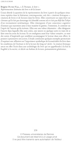 Lire en Europe: Textes, formes, lectures (XVIIIe-XXIe siècle) by Lodovica Braida