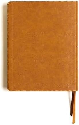 CSB Notetaking Bible, Large Print Edition, Camel LeatherTouch, Black Letter, Wide Margins, Journaling Space, Single-Column, Reading Plan, Easy-to-Read Bible Serif Type by CSB Bibles by Holman