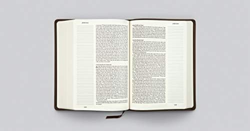 ESV Single Column Journaling Bible, Large Print (Buffalo Leather, Deep Brown): Holy Bible, English Standard Version by ESV Bibles