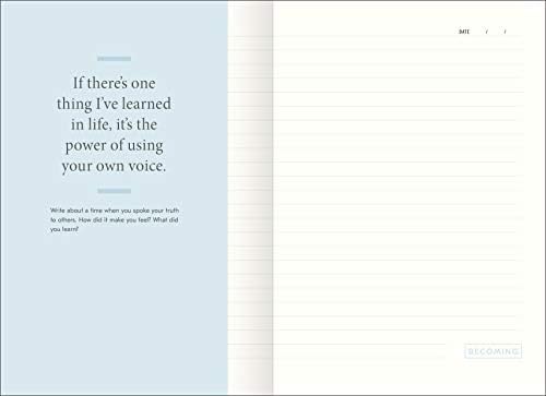 Becoming: A Guided Journal for Discovering Your Voice by Michelle Obama