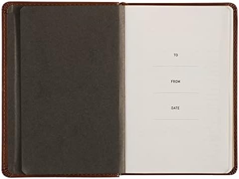 One Minute with God for Men 365 Devotions, Brown Faux Leather Flexcover by Ronald A Beers