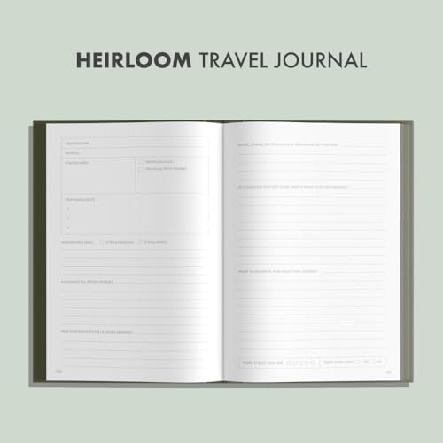 My Travel Journal: A Travel Keepsake Journal to Record Your Vacations, Adventures, and Experiences Abroad (Heirloom Story Books and Guided Journals) by Korie Herold