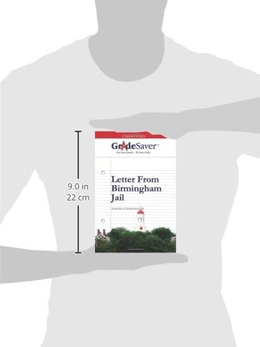 GradeSaver (TM) ClassicNotes: Letter From Birmingham Jail by S. R. Cedars