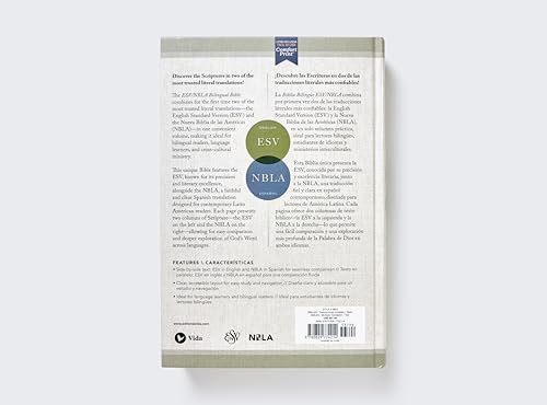 ESV/NBLA, Bilingual Bible, Hardcover / ESV/NBLA, Biblia Bilingüe, Tapa dura (Spanish Edition) by NBLA-Nueva Biblia de Las Américas