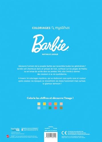 Coloriages mystères - Barbie by Nathalie Lavaud