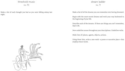 three six five: prompts, acts, divinations (an inexhaustible compendium for writing) by Lucy Ives