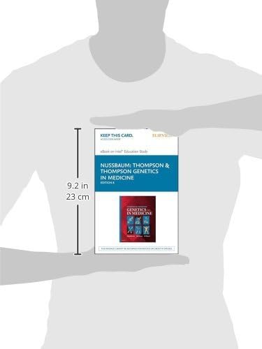 Thompson & Thompson Genetics in Medicine Elsevier eBook on Intel Education Study (Retail Access Card): Thompson & Thompson Genetics in Medicine ... on Intel Education Study (Retail Access Card) by Robert L. Nussbaum MD FACP FACMG