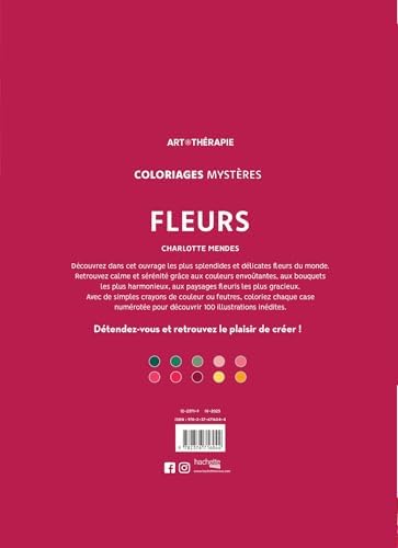 Coloriages mystères - Fleurs by Charlotte Mendes