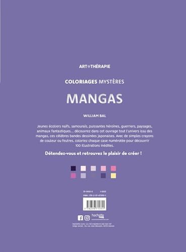Coloriages mystères - Mangas by William Bal