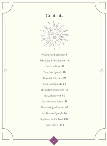 The Weiser Tarot Journal: Guidance and Practice (for use with any Tarot deck―includes 208 specially designed journal pages and 1,920 full-color Tarot ... your readings) (The Weiser Tarot Collection) by Theresa Reed