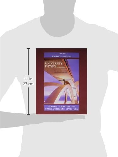Student's Solution Manual for University Physics with Modern Physics Volume 1 (Chs. 1-20) by Hugh D. Young