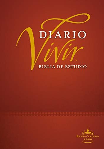 Biblia de estudio del diario vivir RVR60 (Tapa dura, Vino tinto, Letra Roja) (Spanish Edition) by Tyndale