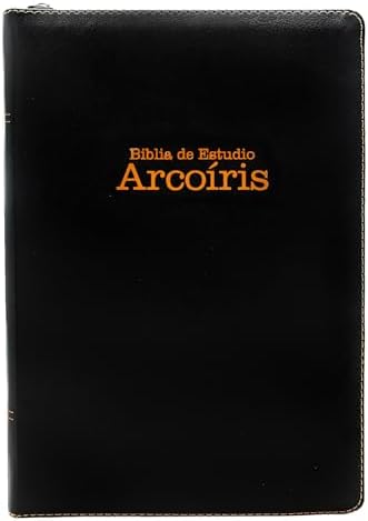 Biblia Reina Valera 1960 letra grande de Estudio Arco Iris con Cierre Indice Senti Cuero color Negro con Estuche de proteccion para guardar y proteger ... Grande Coleccion Celestial (Spanish Edition) by Casiodoro de Reina