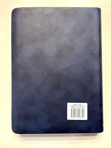 French Large Print, Thumb Index Bible, Segond 1910, Blue Imitation Leather, Bible Louis Segond 1910 caractères moyens by Multiple