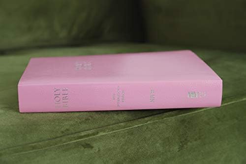NIV, Gift and Award Bible, Leather-Look, Pink, Red Letter, Comfort Print by Zondervan
