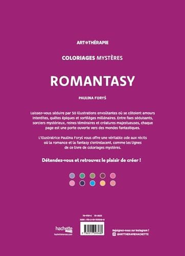 Coloriages mystères - Romantasy: Colorie les chiffres et découvre l'image by Paulina Forys