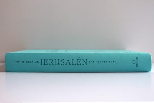 Biblia Católica Biblia de Jerusalén Latinoamericana, tapa dura, tela azul turquesa, edición de regalo / Spanish Jerusalem Bible, Latin American Edition, HC (Spanish Edition) by Biblia de Jerusalén
