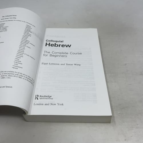 Colloquial Hebrew by Zippi Lyttleton