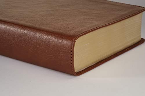 NLT Personal Size Giant Print Bible, Filament Enabled (LeatherLike, Rustic Brown, Indexed, Red Letter): Includes Free Access to the Filament Bible App ... Notes, Devotionals, Worship Music, and Video by New Living Translation