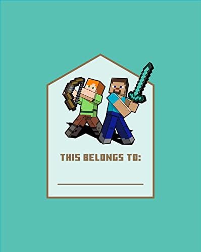 Minecraft: Mobs Glow-in-the-Dark Lock & Key Diary (Gaming) by Insights