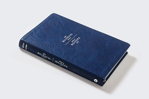 NIV/NVI Bilingual Bible, Revised Text 2022, Leathersoft, Navy / NIV/NVI, Biblia Bilingüe, Revisión 2022, Leathersoft, Azul añil (Spanish Edition) by Nueva Versión Internacional