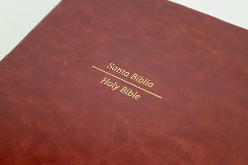 Biblia Bilingüe Reina Valera 1960 (ESV) letra grande símil piel marrón con índice/ Bilingual Bible RVR 1960 (ESV) Large Print Brown Leathersoft with Thumb (Spanish Edition) by Reina Valera Revisada 1960
