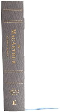 NASB, MacArthur Study Bible, Gray Hardcover, 1995 Text, Comfort Print: Unleashing God's Truth One Verse at a Time (Holy Bible, New American Standard Bible) by Thomas Nelson