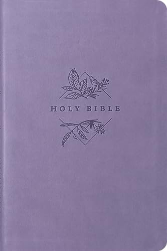 NLT Large Print Premium Value Thinline Bible, Filament Enabled (LeatherLike, Lavender Song) by New Living Translation