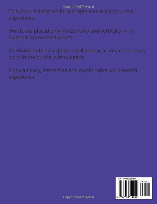 Easy Word Search for Seniors: Large Print Puzzle Book: 100 Easy Word Search Puzzles | Relaxing and Fun Brain Games for Adults | Improve Focus and Memory by ALVI PROD.