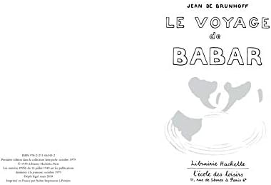 Le Voyage de Babar (French Edition) by Laurent de Brunhoff