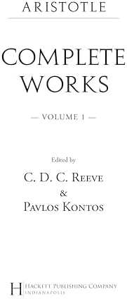 Aristotle: Complete Works: Two-Volume Set by Aristotle