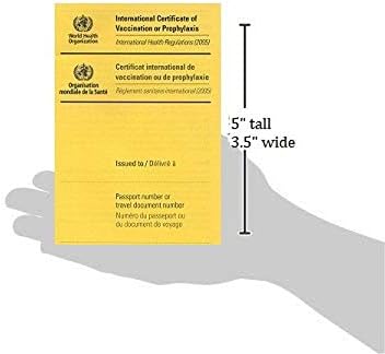 International Certificate of Vaccination with Vinyl Document Holder - World Health Organization Bilingual Version [cards] World Health Organization [Jan 01, 2007] by World Health Organization