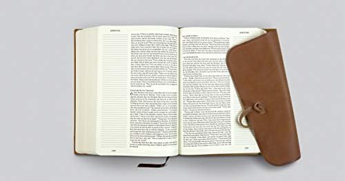 ESV Single Column Journaling Bible, Large Print (Brown, Flap with Strap) by ESV Bibles